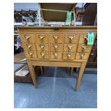 #870 Blonde Oak Gaylord Brothers Library Card Catalog 