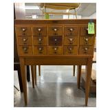 #871 Maple Gaylord Brothers Library Card Catalog 