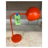 #902 Von Nesson Crook Neck Orange Table Lamp 