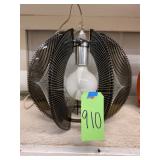 #910 Plexi Glass String Art Swag Lamp 