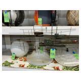 #914 Mid-Century Metal Hanging Art Piece 