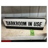 #923 Dark Room in Use Hard Wired Light Up Sign 