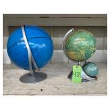 #931 Lot of 2 Globes Incl.1970