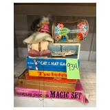 #934 Lot of Assorted Board Games, Puzzles, Trolls & Fred Flintstone Marinette 