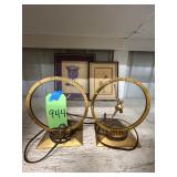 #944 Lot of 2 Jefferson Golden Hour Mystery Clocks 