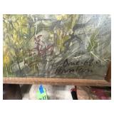 #946 1968 James C. Harrison Oil Painting (self-portrait) signed 