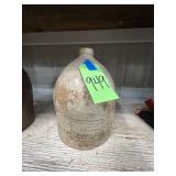 #949 Pre Prohibition Handle Jug Cream Glaze/ Pure Liquor from J.H. Krarns Pro  Sunny Side Saloon 