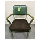 #962 Steelcase Hunter Green Industrial Design Office Chair (Vinyl& Fabric) 