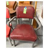 #964 Steelcase Blood Red Industrial Design Office Chair 