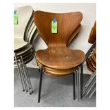 #969 Lot of 4 Teak Series 7 Chairs by Arnie Jacobsen for Fritz Hanson 