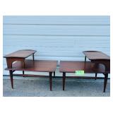 #976 1960’s Bassett Step up End Tables