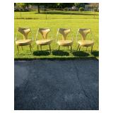 #977- Lot of 4- 1960’s Virtue Brothers Jeweled Chairs 