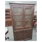 #668Fantastic Punched Tin Pie Safe / Cabinet