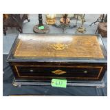 #617 Swiss Tambour Et Timbres Cylinder Music Box