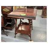 #622 Square Parlor Table with Ball and Claw Feet