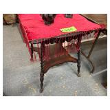 #634 2 Tier Parlor Table with Ball and Claw Feet