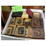 #647 Lot of Antique Victorian Ambrotypes, Portraits, etc.