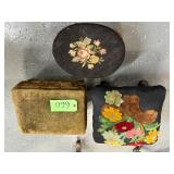 #660 Group of 3 Antique Victorian Footstools #2