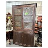 #668 Fantastic Punched Tin Pie Safe / Cabinet