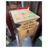 #674 Antique Semi Bent Wood Butter Churn