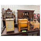 #675 Group of 3- Bloods Flour Sifter, Butter Churn, etc.