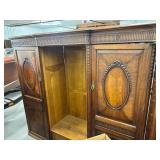 #685 Large European Style Oak Armoire #1