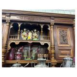 #694 Beautiful Antique French Renaissance Style Walnut Sideboard / Buffet