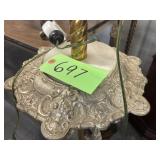 #697 Group of 3 Ornate Floor Lamps