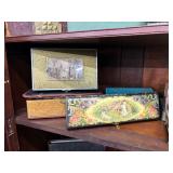 #703 Vintage Victorian Jewelry & Glove Boxes