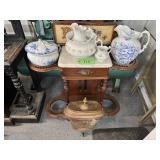 #715 Group of Washbowls, Pitchers, etc.