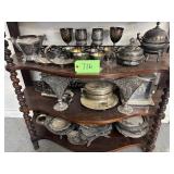 #716 Large Silver Plate Serving Lot