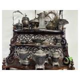 #716 Large Silver Plate Serving Lot