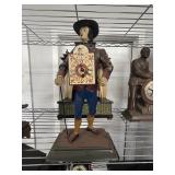 Dutch Painted Figural Peddler Clock