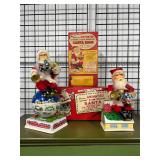 Vintage Animated Santa Banks