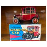 Grand- Pa Car Tin Litho Battery Op Toy