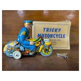Marx Tricky Motorcycle with Box