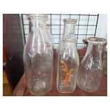 Variety of Milk Bottles