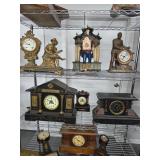 Preview Photo- Variety of Mantle Clocks