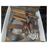 Vintage Mezzaluna Knives, Chopping, Cutting