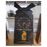 Dutch Mission Oak Style windmill clock