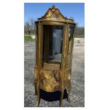 Louis XV Style Curio Cabinet- Hand Painted 