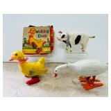 Wind Up Farm Toys incl. Walking Duck