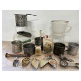 Baking and Kitchen Tools- Flour Strainers, Scoops, etc.