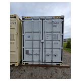 40ft Shipping Container with Four Doors and End Cap Opens - Great Shape - Type CB45-86-01