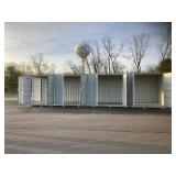 40ft Shipping Container with Four Doors and End Cap Opens - Great Shape - Type CB45-86-01