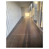 40ft Shipping Container with Four Doors and End Cap Opens - Great Shape - Type CB45-86-01