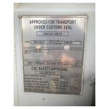 40ft Shipping Container with Four Doors and End Cap Opens - Great Shape - Type CB45-86-01