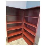4 bookcases (4-shelf)