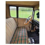 Tan & Plaid Cloth Interior