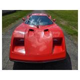 lightweight fiberglass sports car body